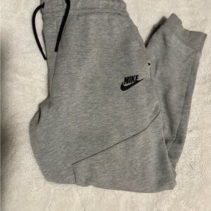 Nike Gray and Black tech pants with Elastic Waistband bundle.  Medium.